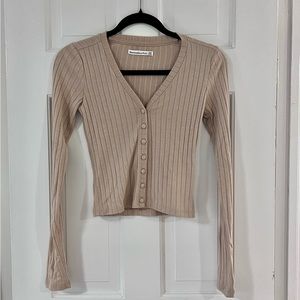 Abercrombie Button Up Knit Top